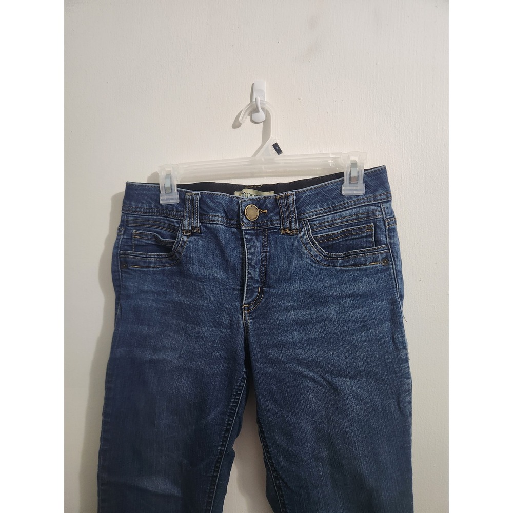 Democracy Womens Size 8 Ab Solution Skinny Jeans Medium Wash Blue Denim